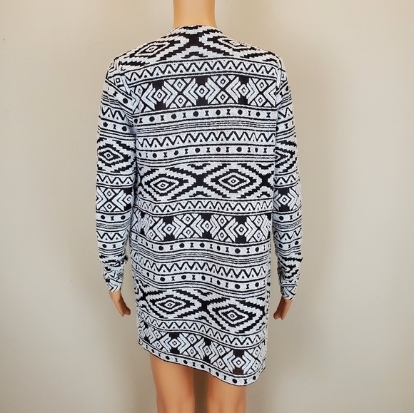 American eagle printed long sleeve open front cardigan - Picture 4 of 11